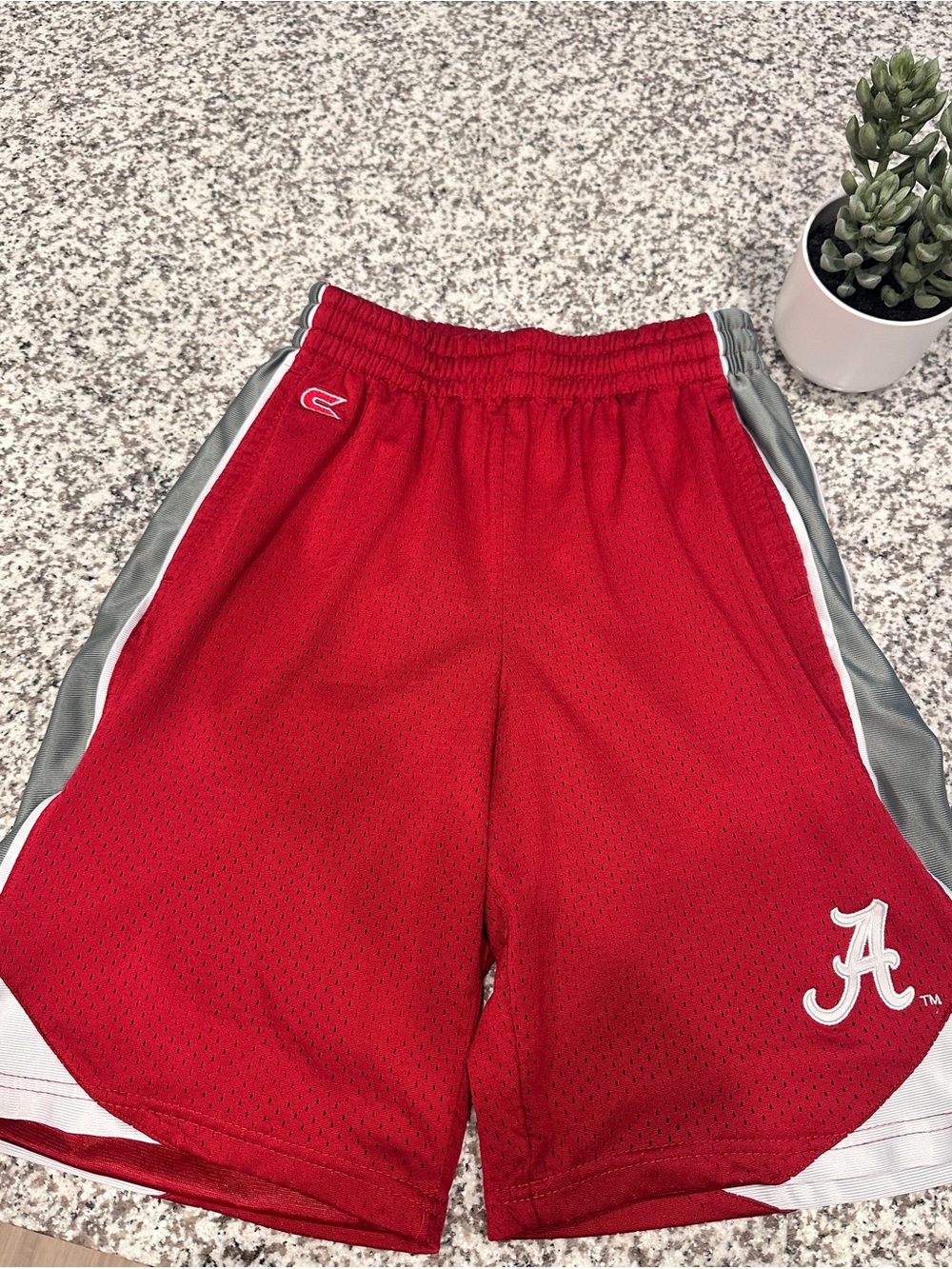 Alabama Kids Red Athletic Shorts